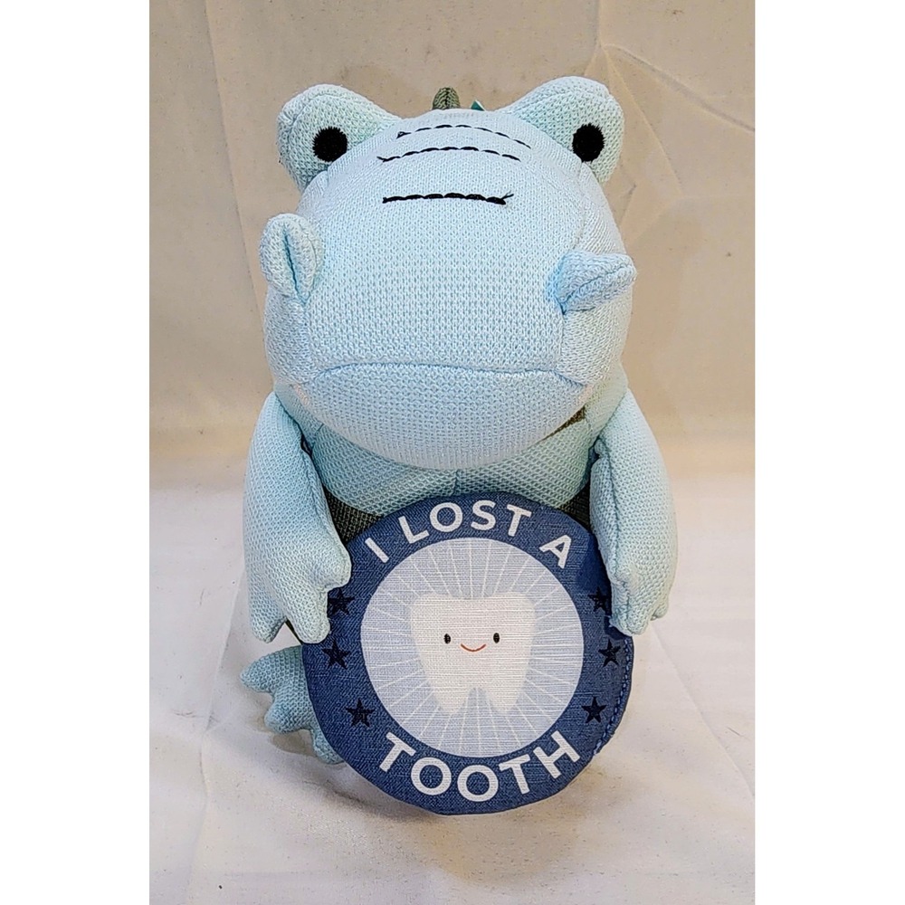 Pillowfort Kids' Plush Alligator "I Lost a Tooth" Celebrate This Milestone 14x8